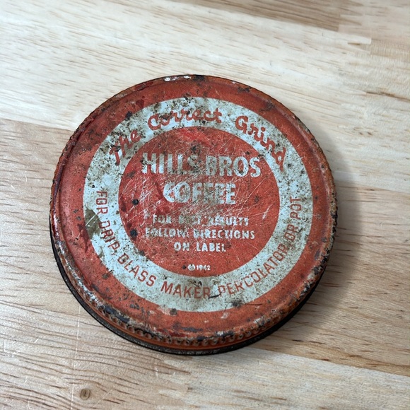 VINTAGE HILLS BROS., The Correct Grind Coffee Jar with Lid Duraglass - Picture 2 of 10
